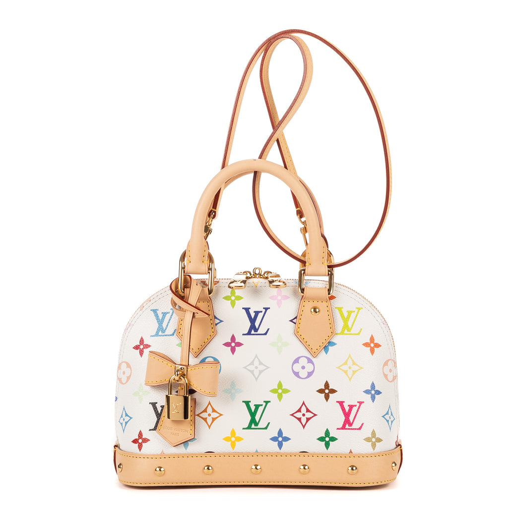 Louis Vuitton - Édition Limitée LV x Takashi Murakami Alma BB - Blanc/Multicolore