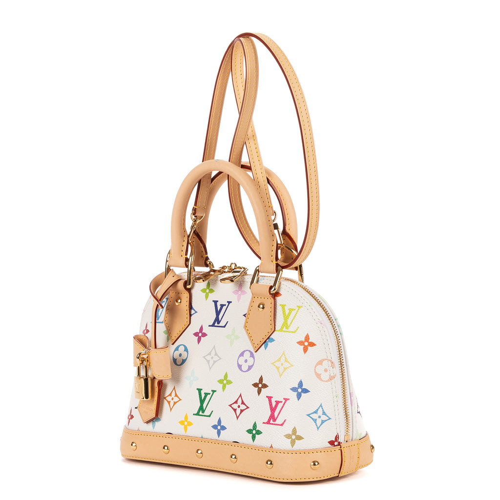 Louis Vuitton - Édition Limitée LV x Takashi Murakami Alma BB - Blanc/Multicolore