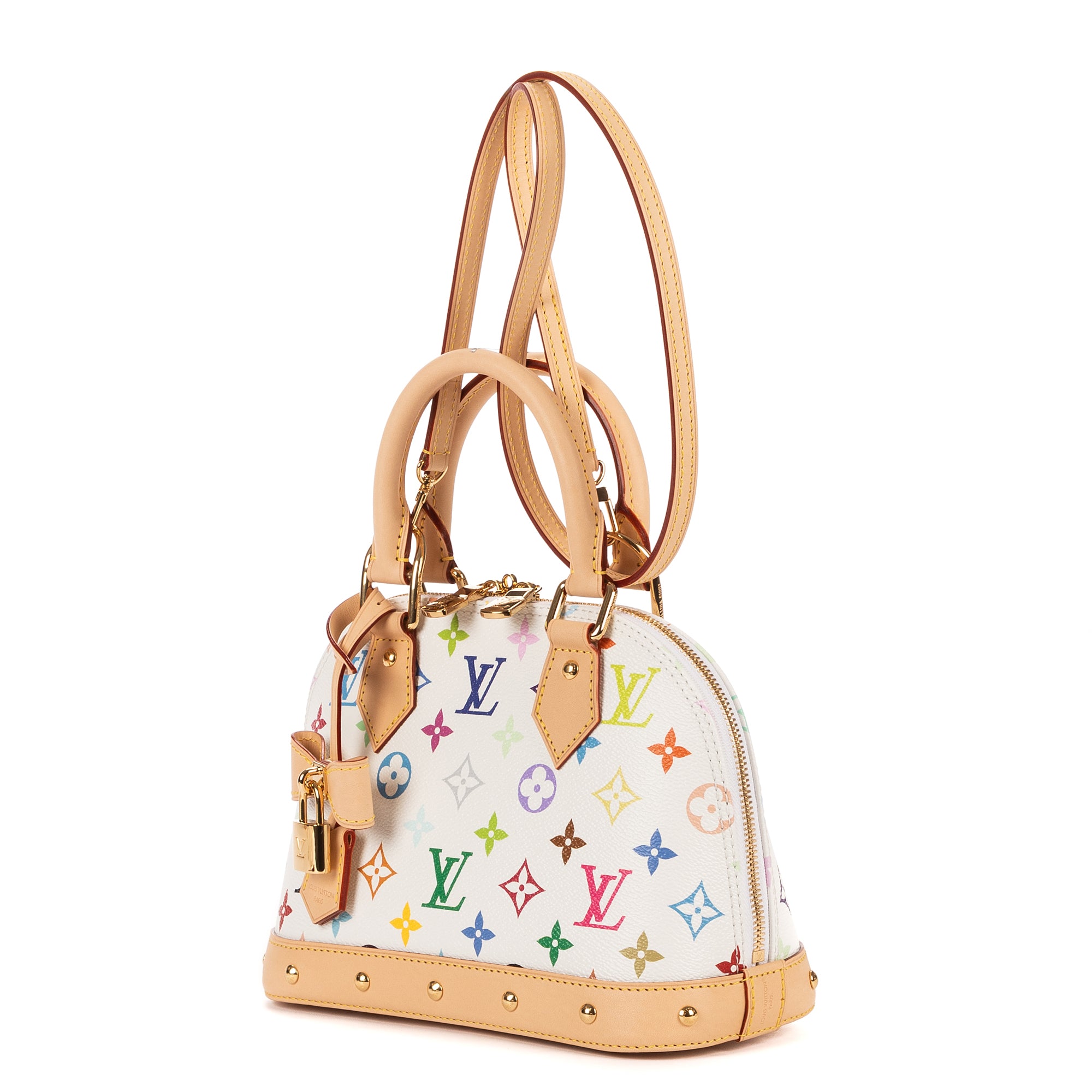 Louis Vuitton - Édition Limitée LV x Takashi Murakami Alma BB - Blanc/Multicolore