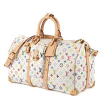 Louis Vuitton - Édition Limitée LV x Takashi Murakami Keepall Bandoulière 45 - Blanc/Multicolore