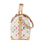 Louis Vuitton - Édition Limitée LV x Takashi Murakami Keepall Bandoulière 45 - Blanc/Multicolore