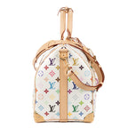Louis Vuitton - Édition Limitée LV x Takashi Murakami Keepall Bandoulière 45 - Blanc/Multicolore