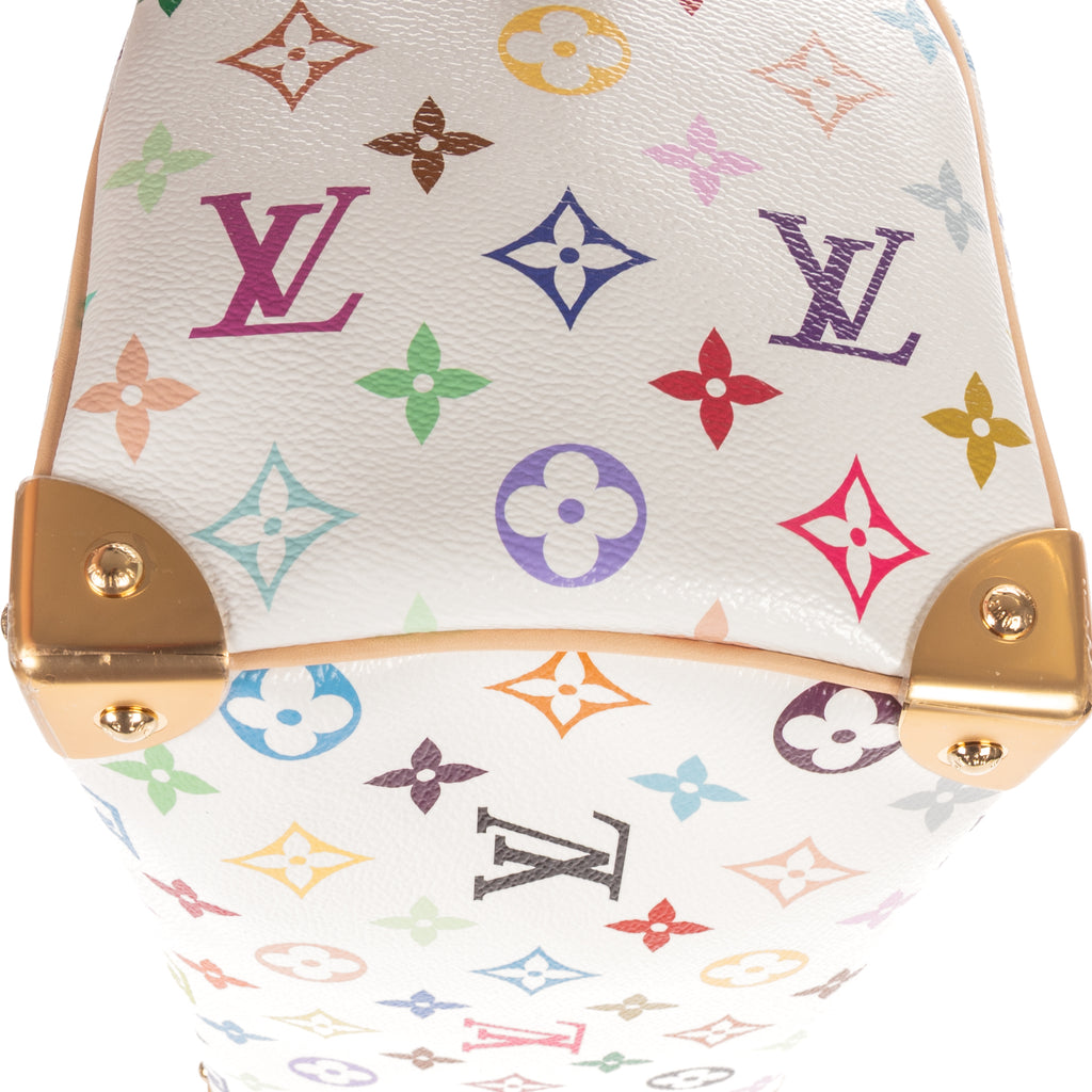 Crossbody Ltd. Ed. LV x Takashi Murakami Speedy Bandoulière 25 25 White Multicolore Monogram Canvas