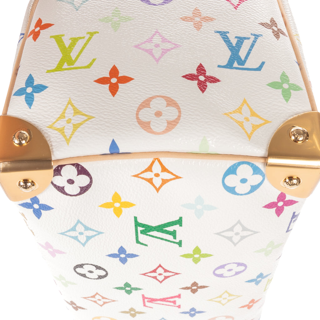 Crossbody Ltd. Ed. LV x Takashi Murakami Speedy Bandoulière 25 25 White Multicolore Monogram Canvas