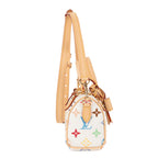 Crossbody Ltd. Ed. LV x Takashi Murakami Nano Speedy Nano White Multicolore Monogram Canvas