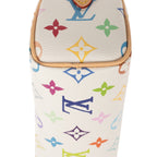 Crossbody Ltd. Ed. LV x Takashi Murakami Nano Speedy Nano White Multicolore Monogram Canvas
