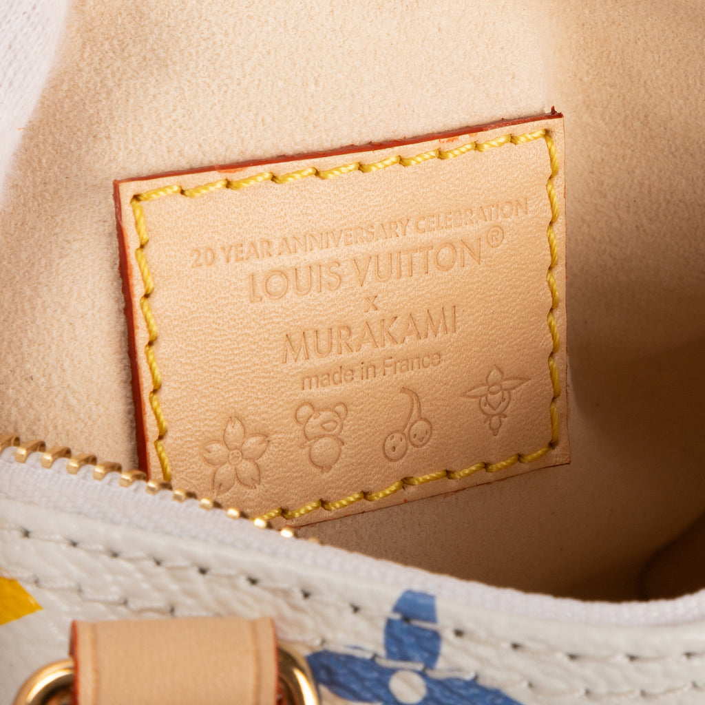 Crossbody Ltd. Ed. LV x Takashi Murakami Nano Speedy Nano White Multicolore Monogram Canvas