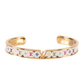 Louis Vuitton - Éd. Limitée LV x Takashi Murakami Bracelet LV Initiales - Blanc/Multicolore