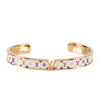 Louis Vuitton - Éd. Limitée LV x Takashi Murakami Bracelet LV Initiales - Blanc/Multicolore