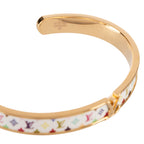 Louis Vuitton - Éd. Limitée LV x Takashi Murakami Bracelet LV Initiales - Blanc/Multicolore