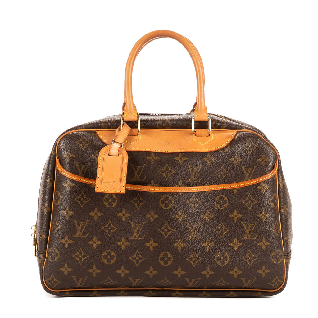 Handbag Deauville Brown Monogram Canvas
