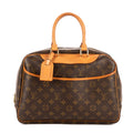 Handbag Deauville Brown Monogram Canvas