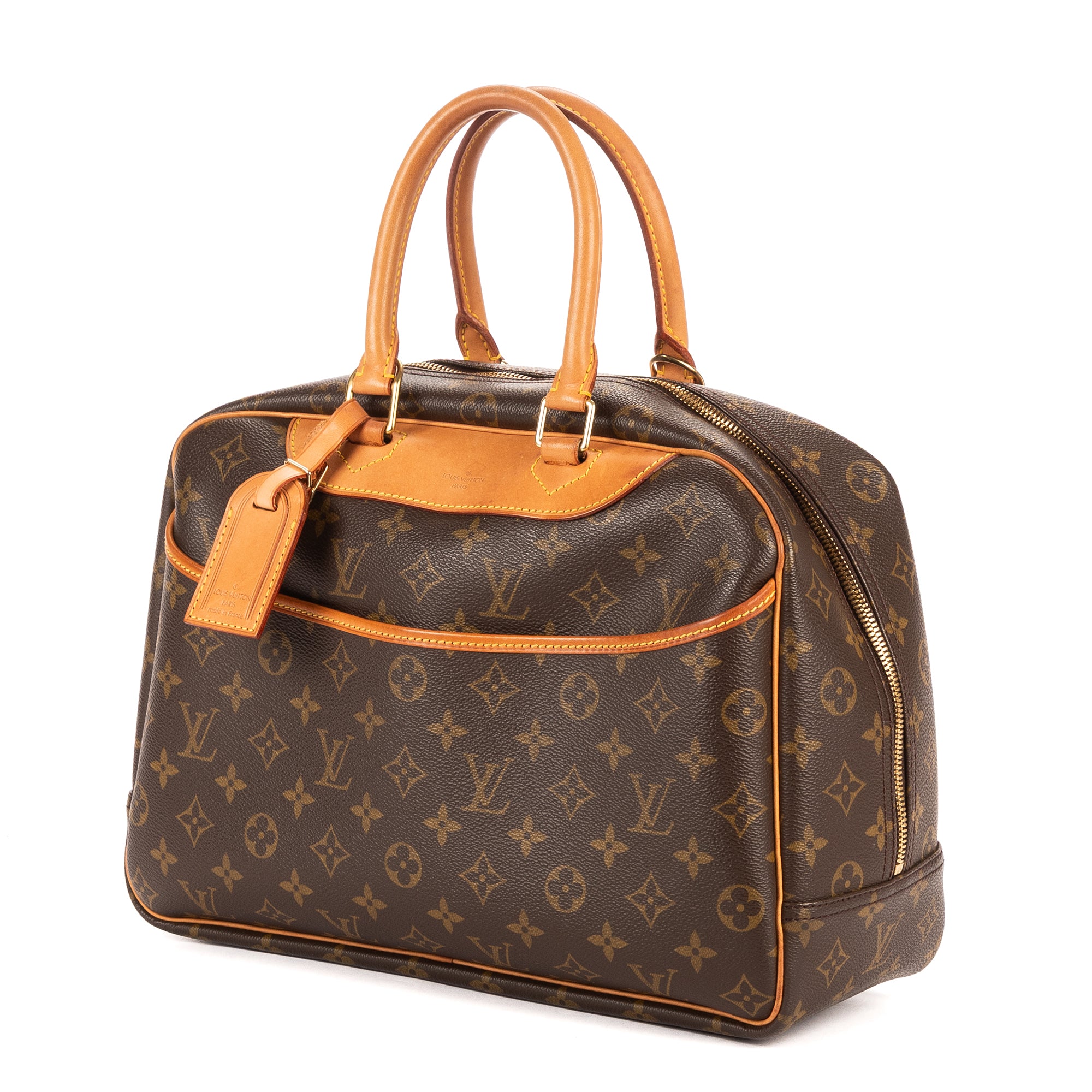 Handbag Deauville Brown Monogram Canvas
