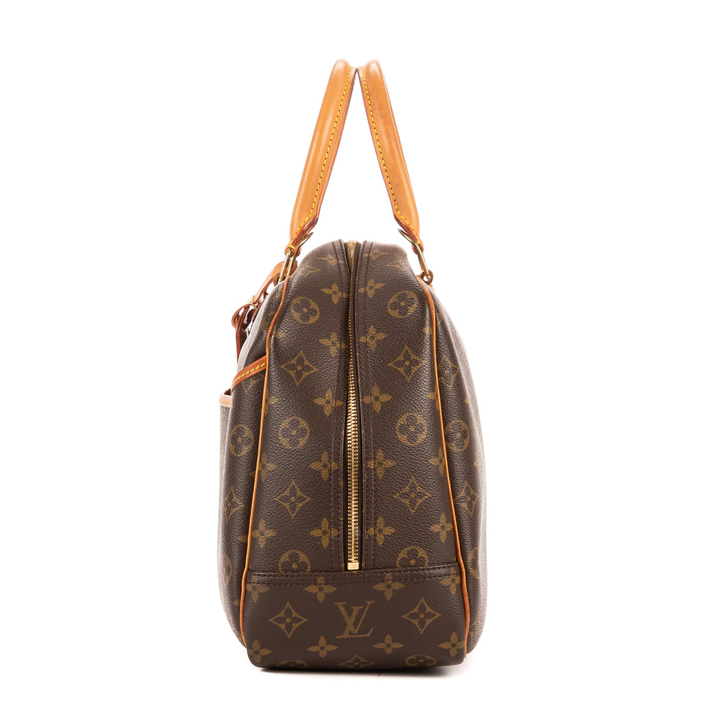 Handbag Deauville Brown Monogram Canvas