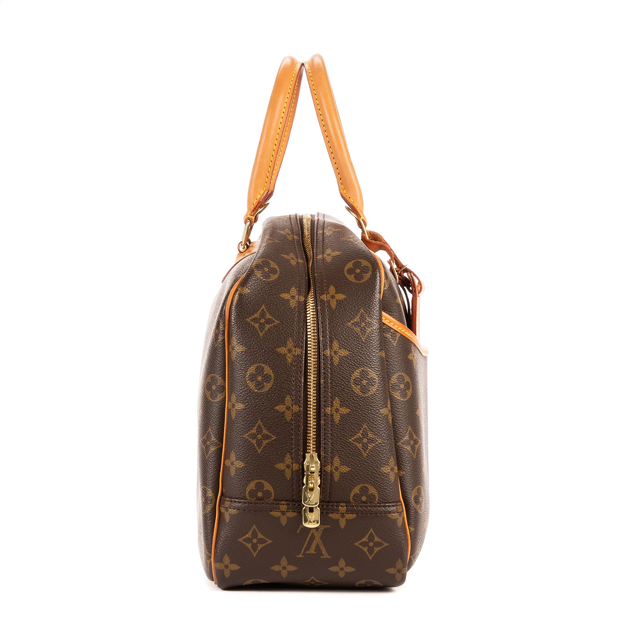 Handbag Deauville Brown Monogram Canvas