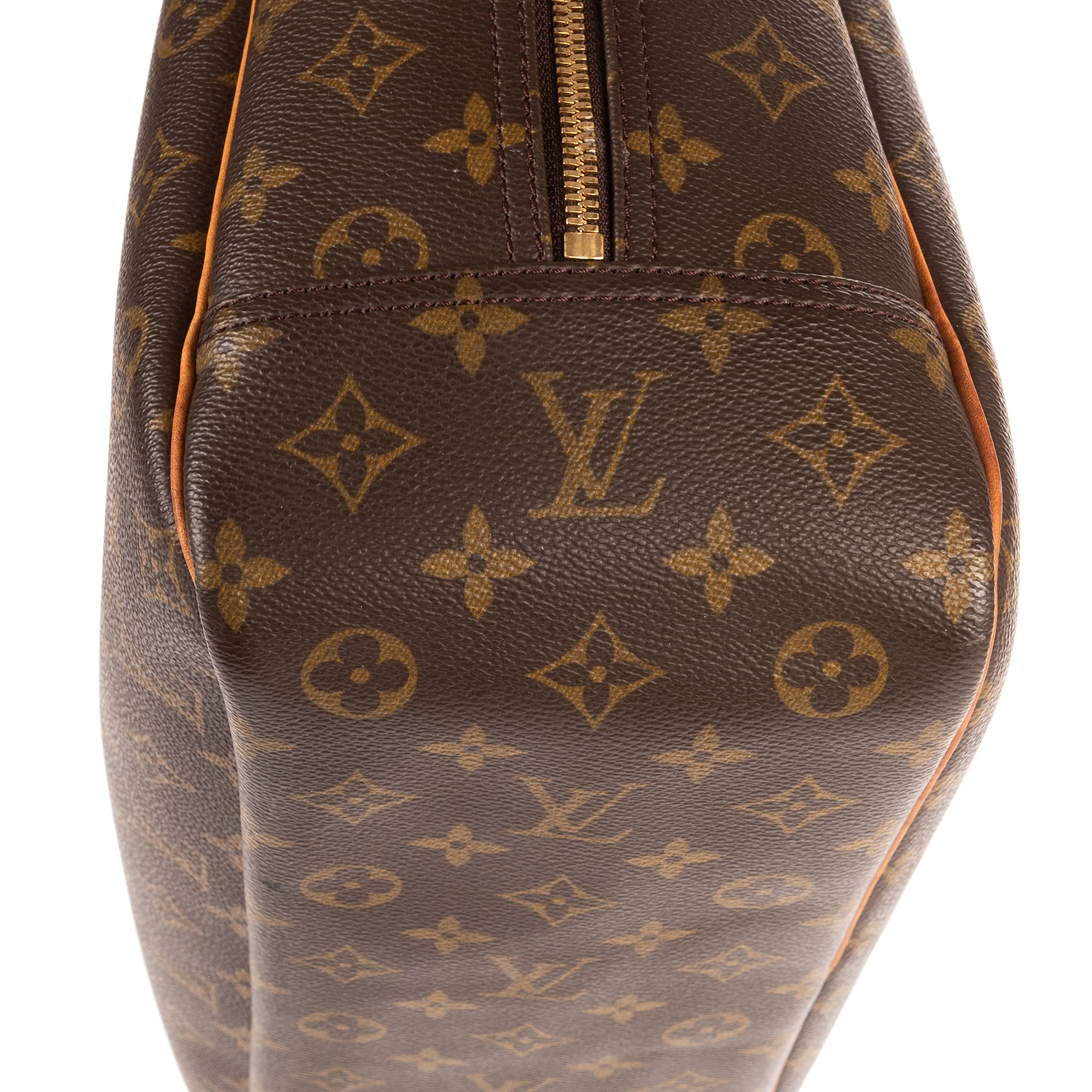 Handbag Deauville Brown Monogram Canvas