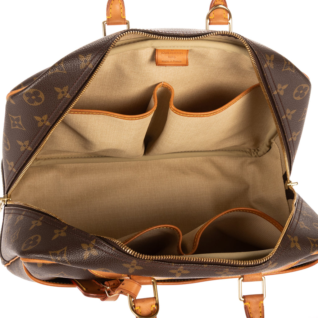 Handbag Deauville Brown Monogram Canvas