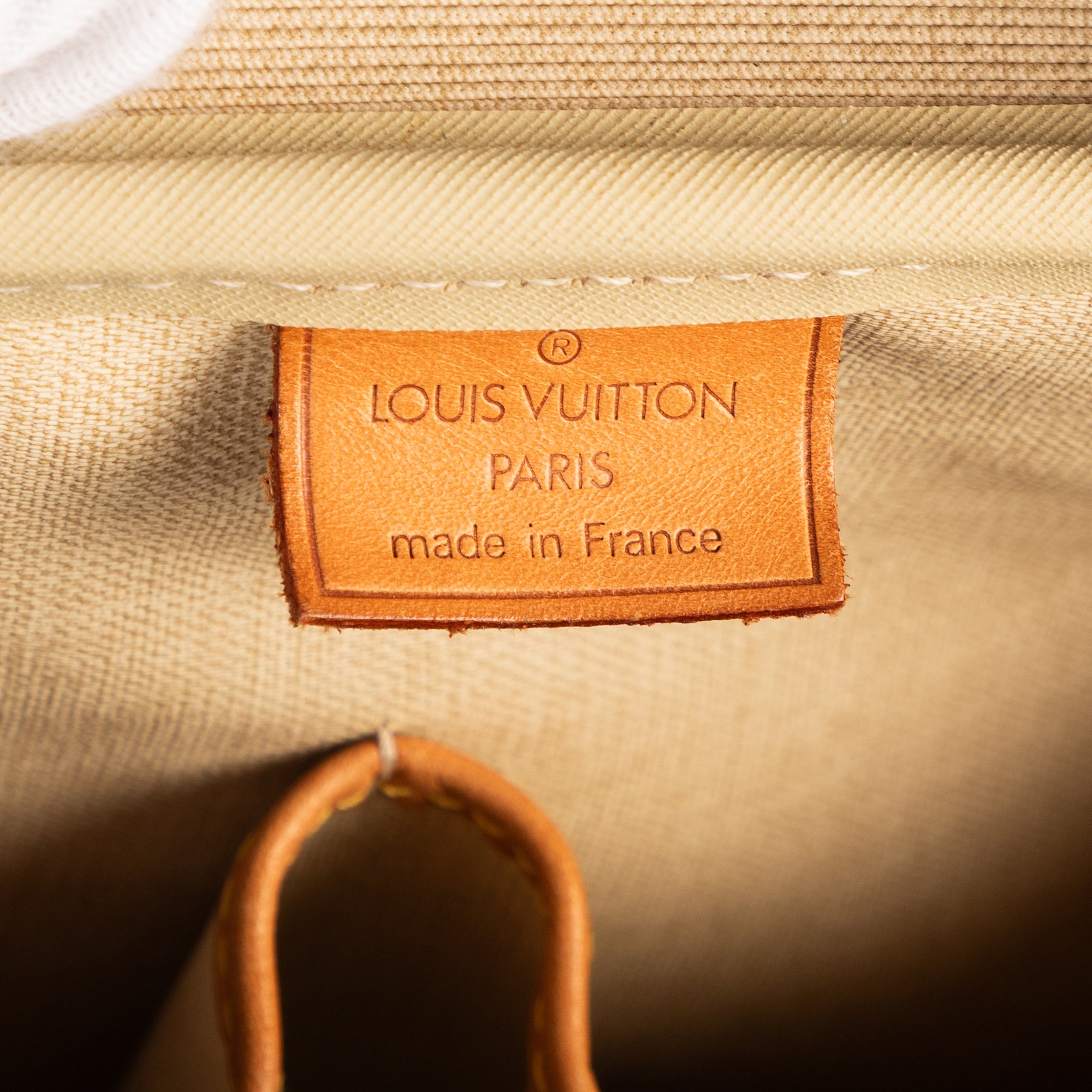 Handbag Deauville Brown Monogram Canvas