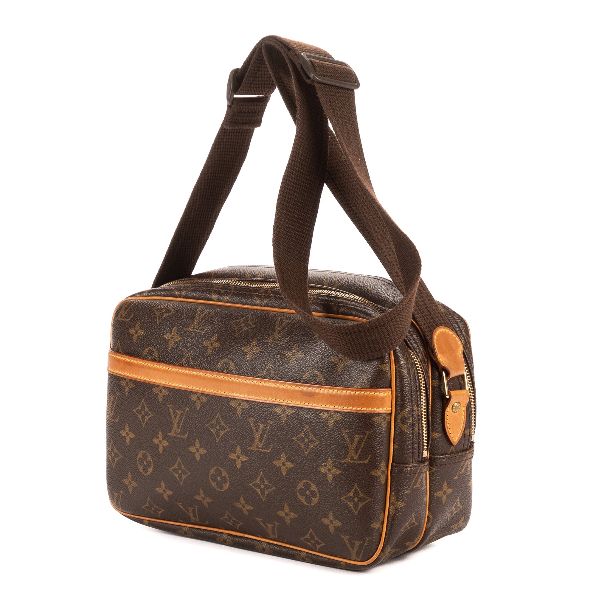 Bandolera Reporter PM Lona Monogram Marrón