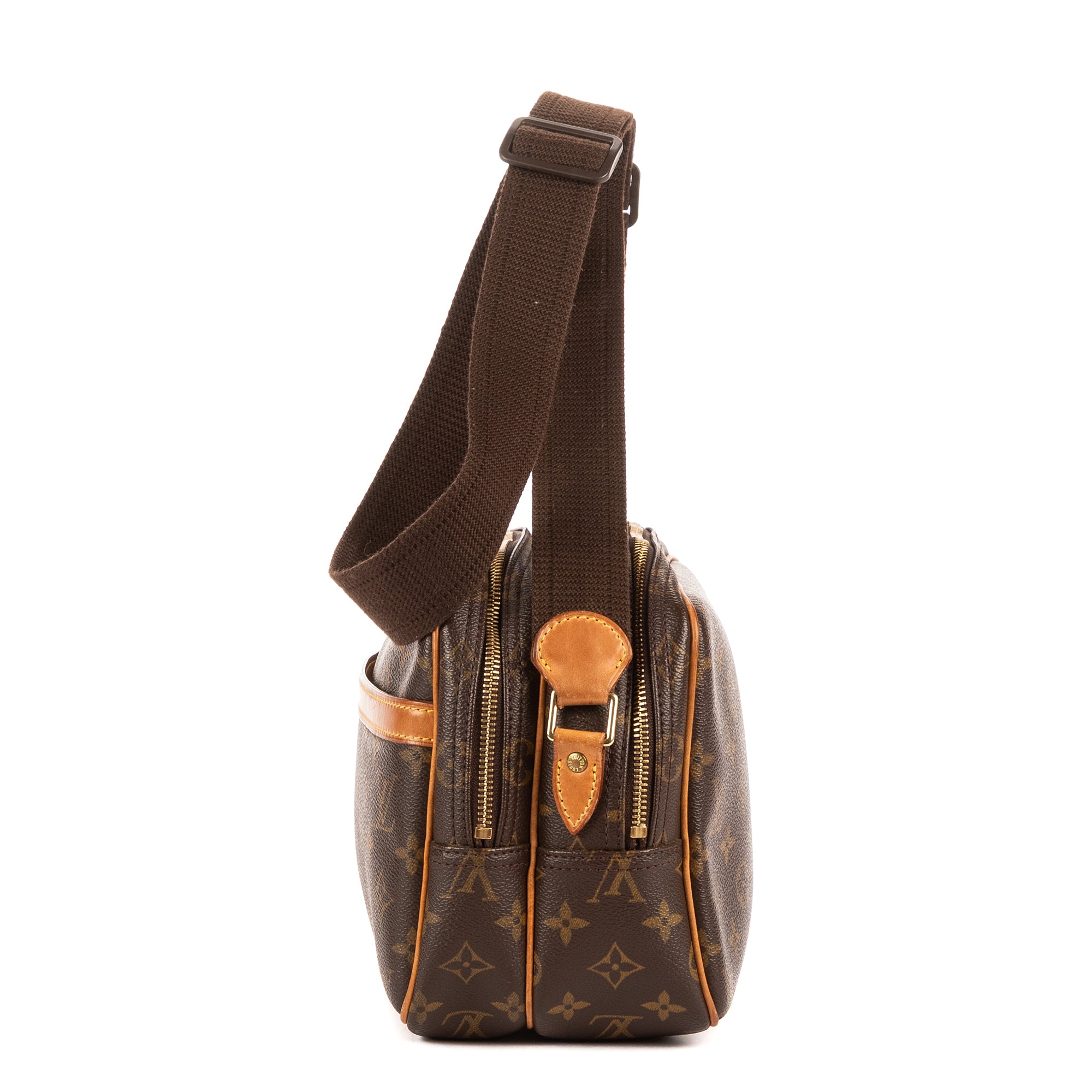 Bandolera Reporter PM Lona Monogram Marrón