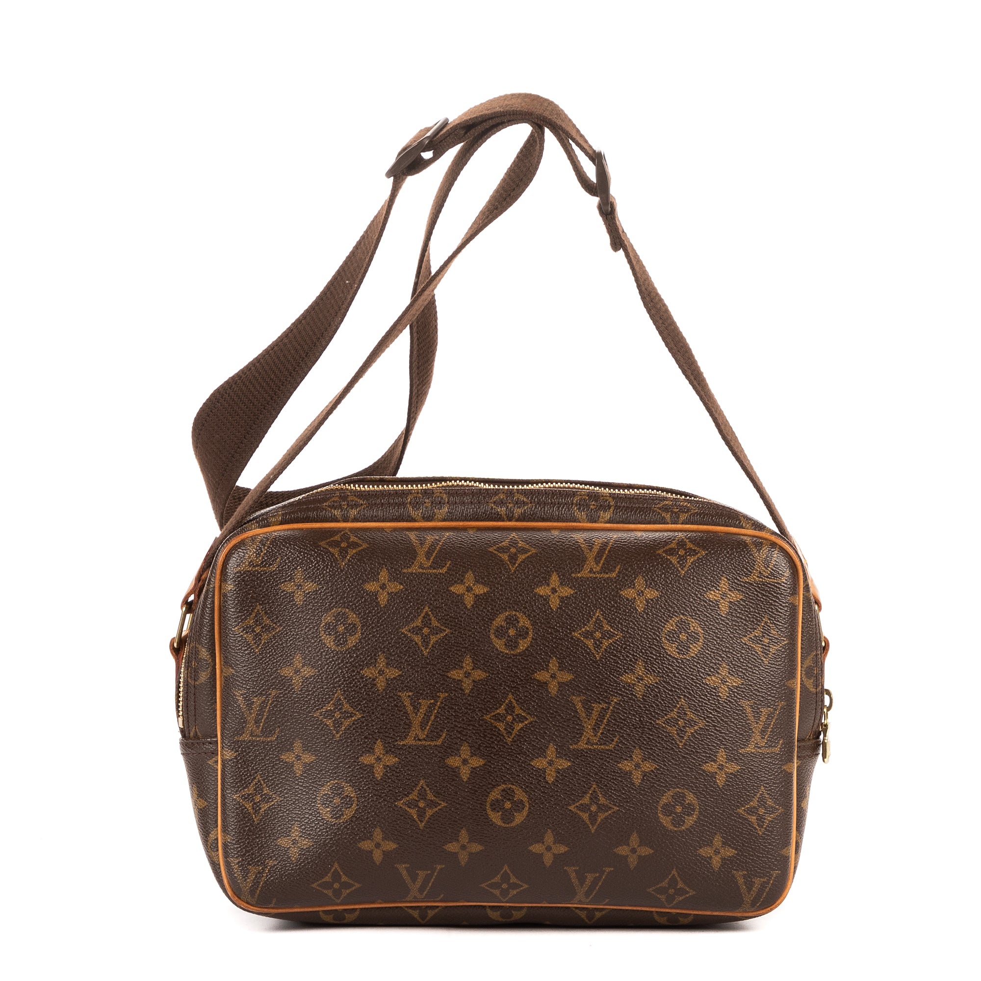 Bandolera Reporter PM Lona Monogram Marrón