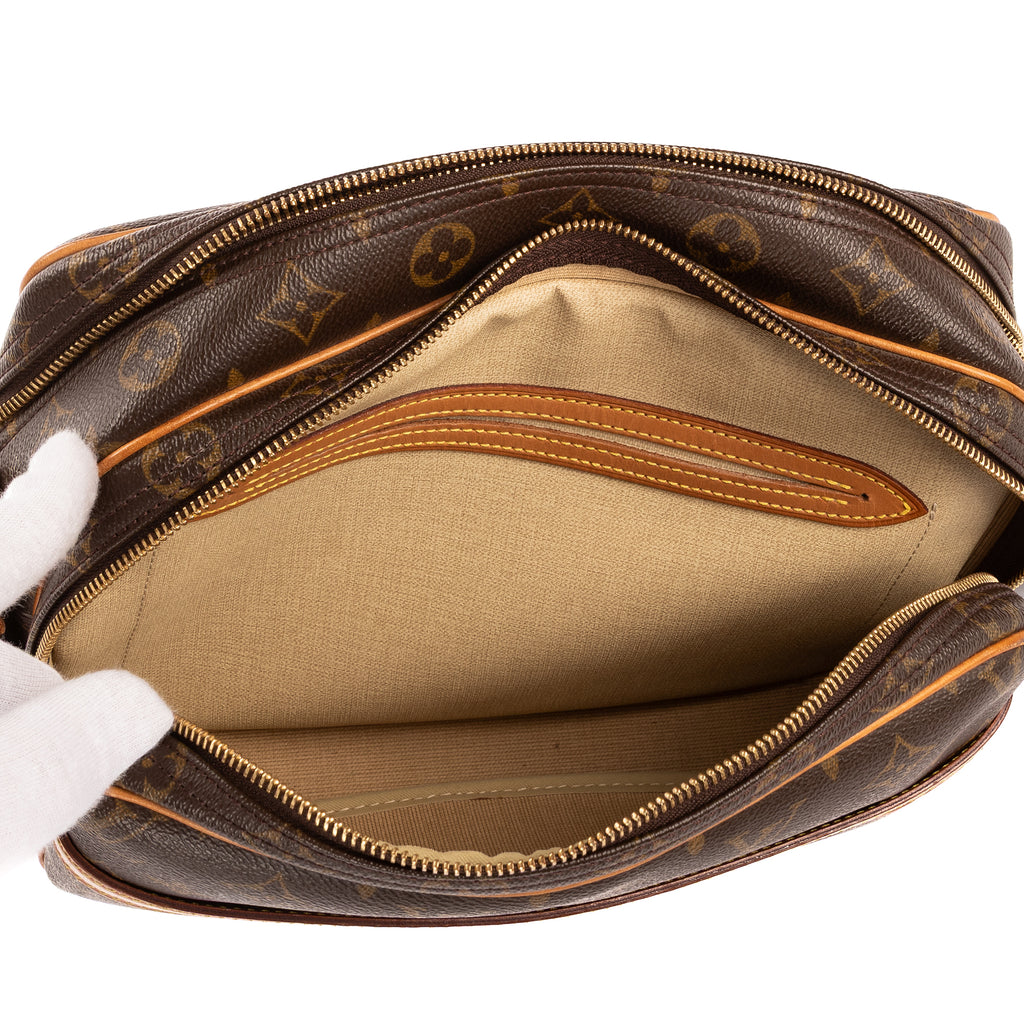 Bandolera Reporter PM Lona Monogram Marrón
