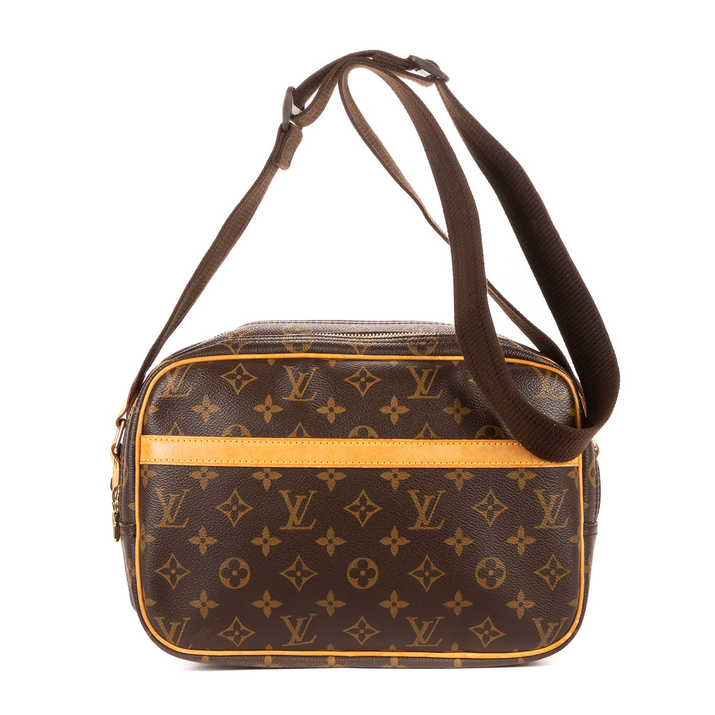 Shoulder Bag Reporter PM Brown Monogram Canvas