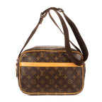 Shoulder Bag Reporter PM Brown Monogram Canvas