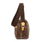 Shoulder Bag Reporter PM Brown Monogram Canvas