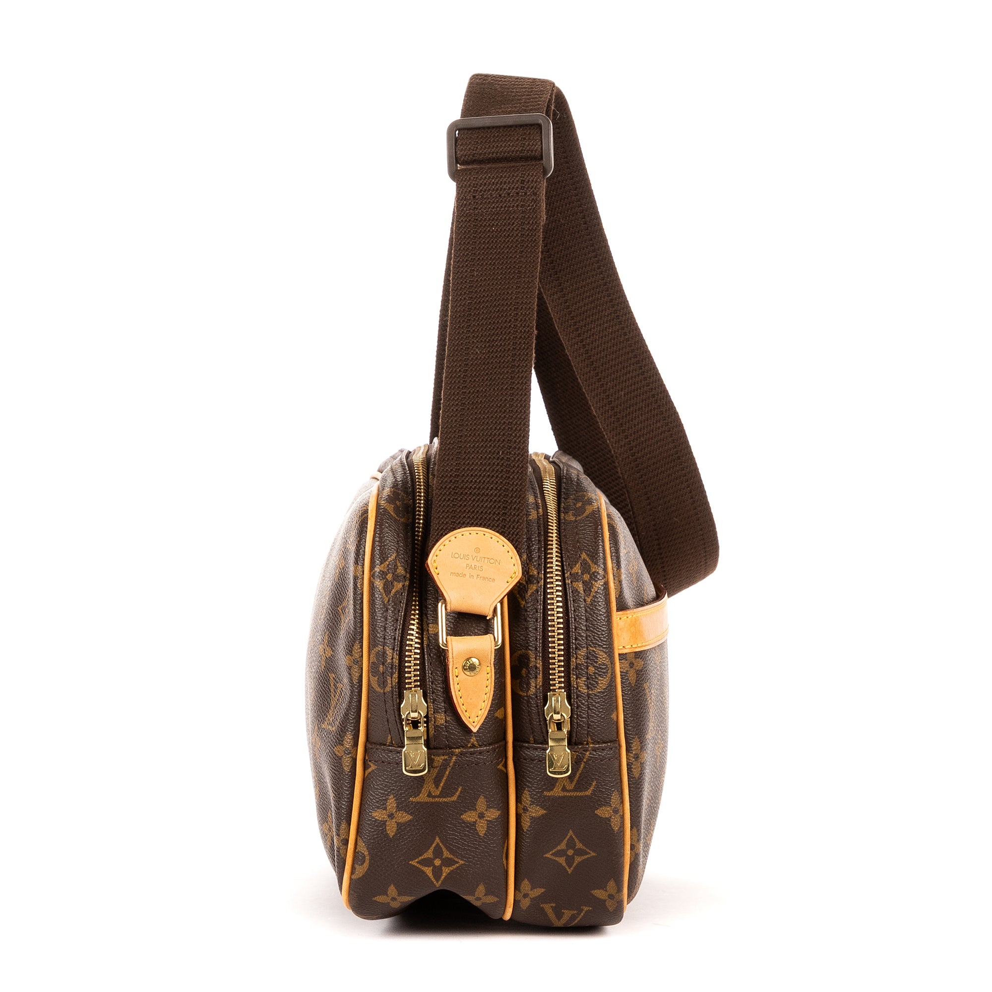 Shoulder Bag Reporter PM Brown Monogram Canvas