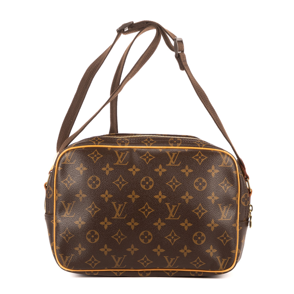 Shoulder Bag Reporter PM Brown Monogram Canvas