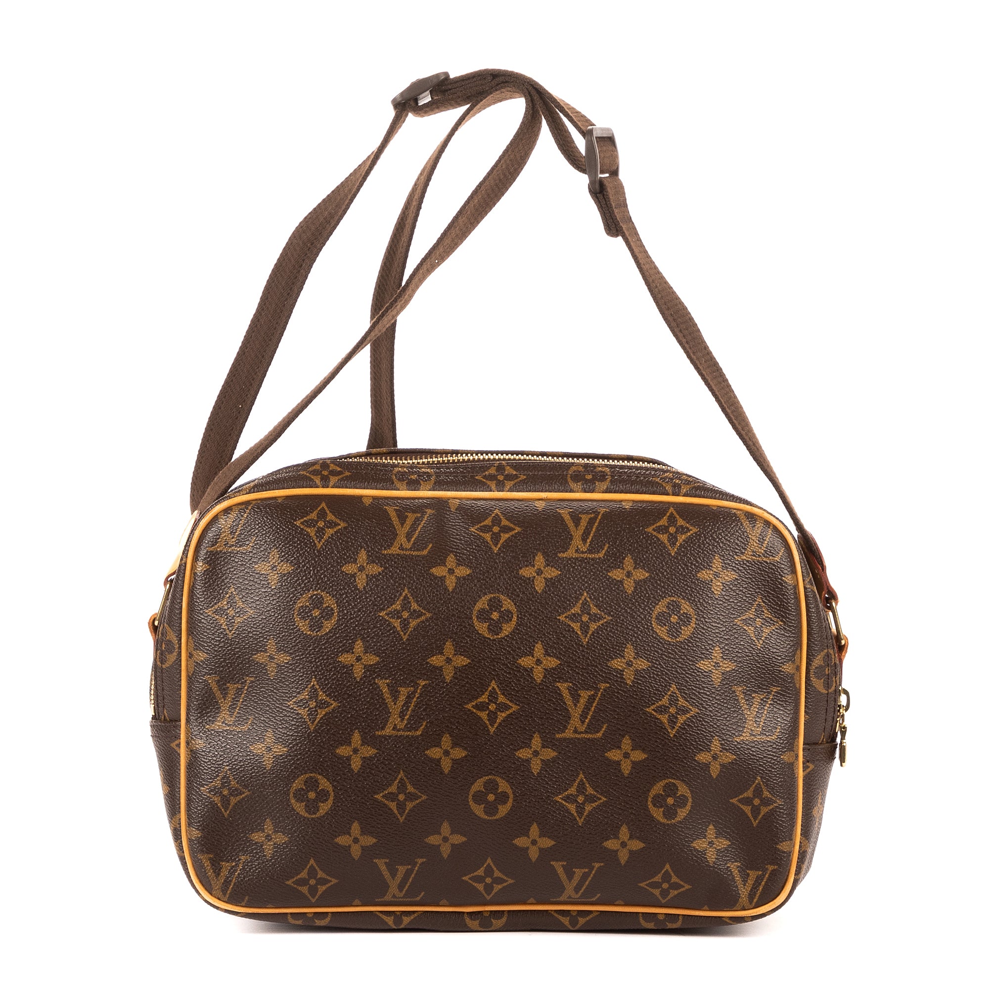 Shoulder Bag Reporter PM Brown Monogram Canvas