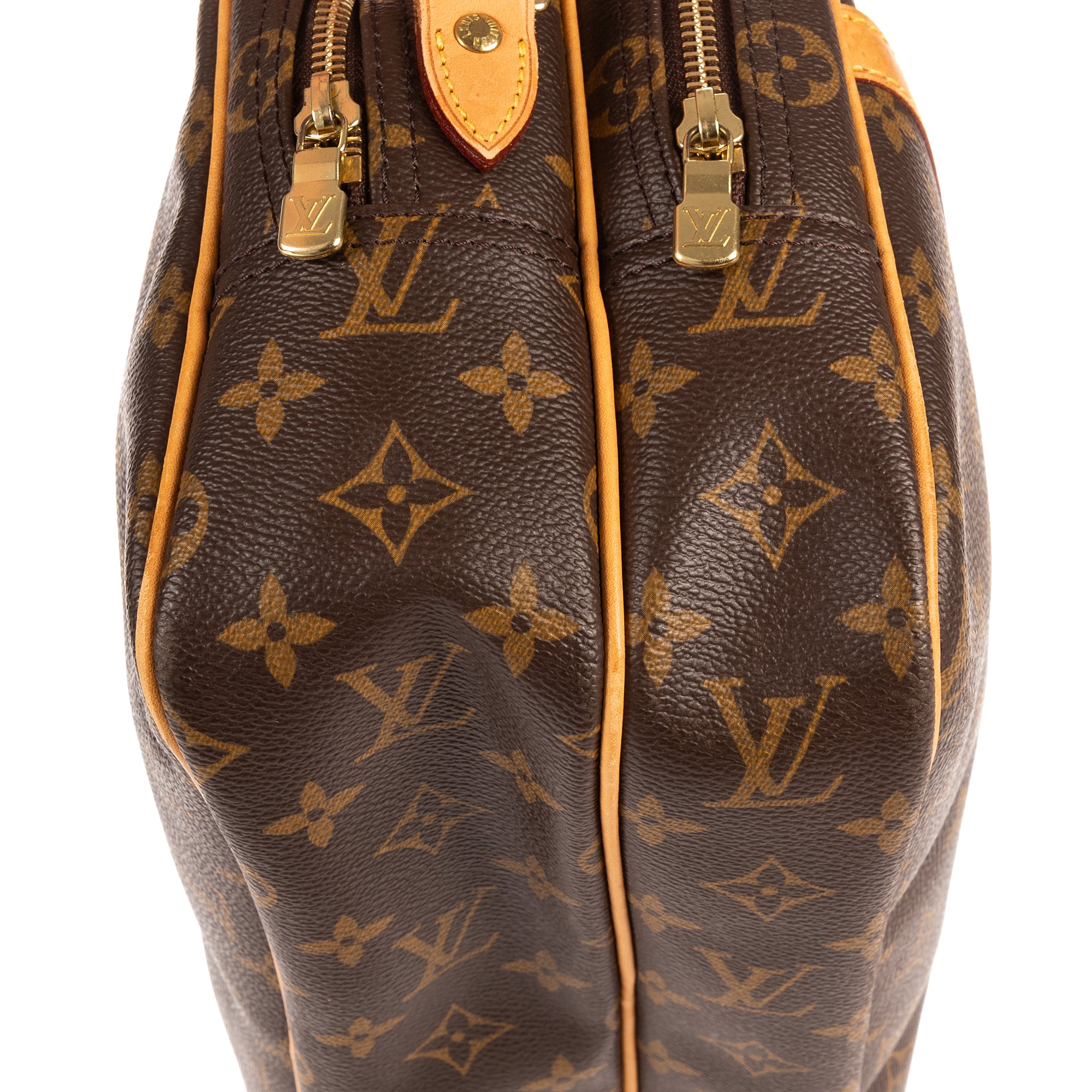 Shoulder Bag Reporter PM Brown Monogram Canvas
