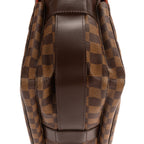 Bolso de Hombro Naviglio Lona Damier Ebene Marrón