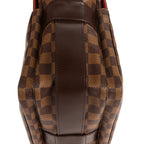 Bolso de Hombro Naviglio Lona Damier Ebene Marrón