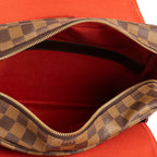 Bolso de Hombro Naviglio Lona Damier Ebene Marrón