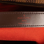 Bolso de Hombro Naviglio Lona Damier Ebene Marrón