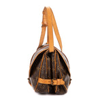 Shoulder Bag Saumur PM Brown Monogram Canvas