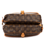 Shoulder Bag Saumur PM Brown Monogram Canvas
