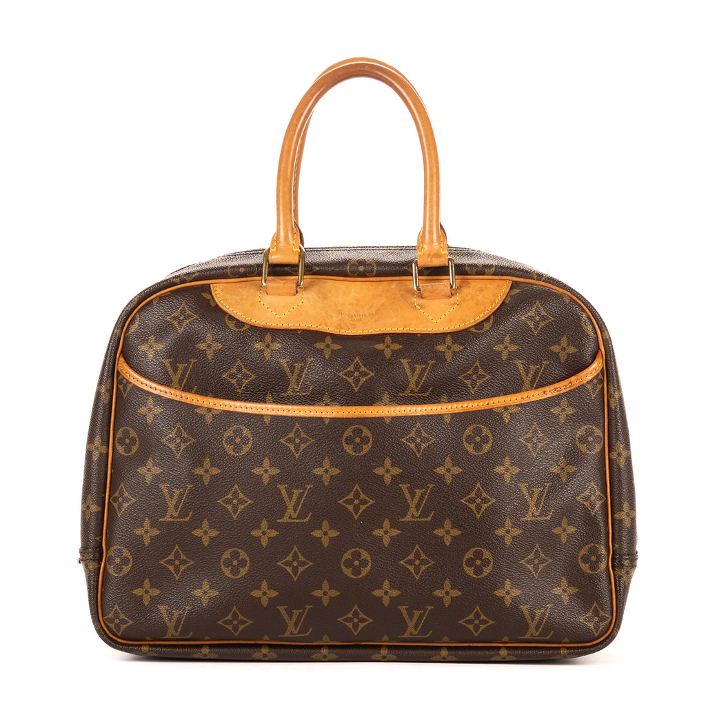 Handbag Deauville Brown Monogram Canvas