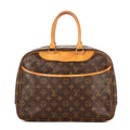 Handbag Deauville Brown Monogram Canvas