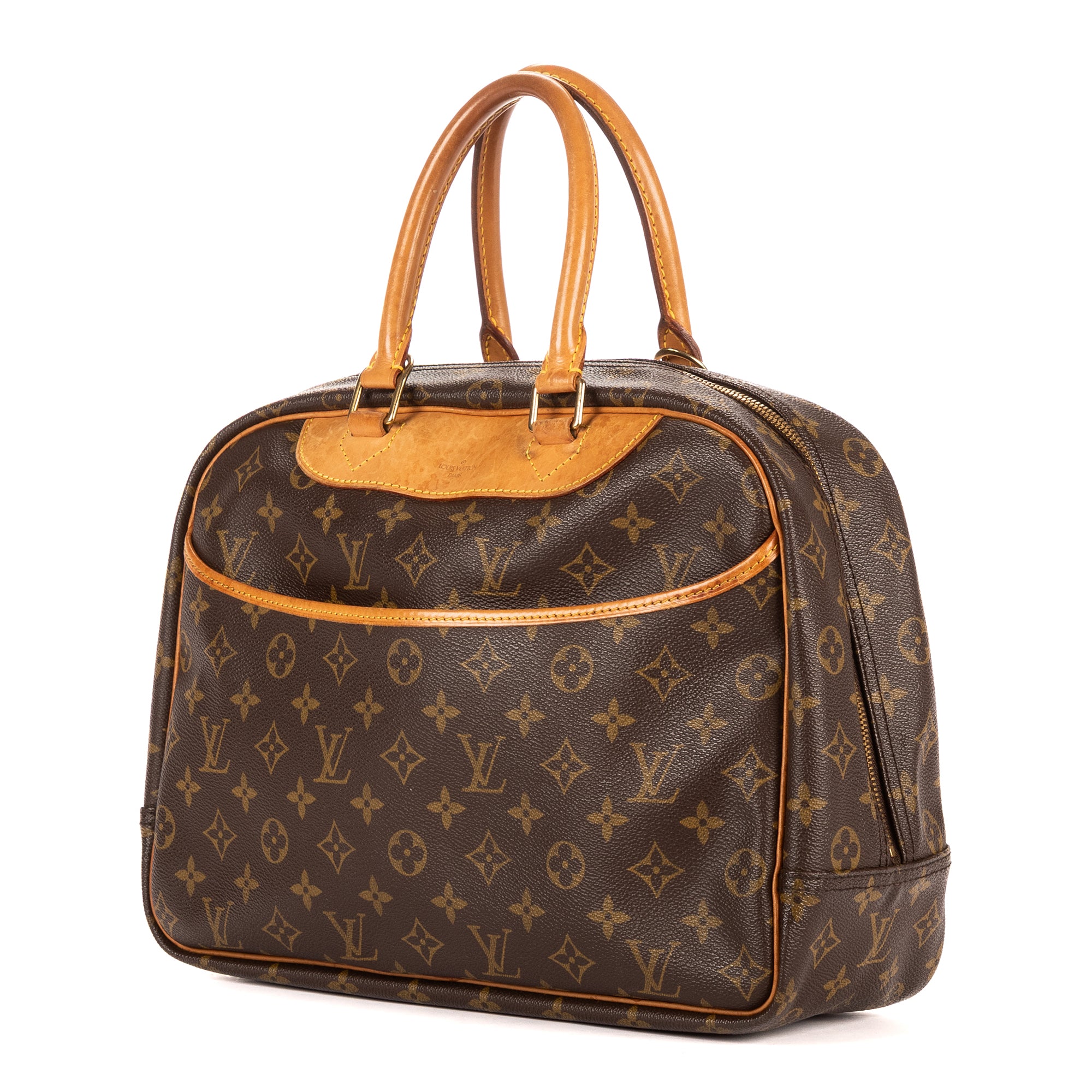 Handbag Deauville Brown Monogram Canvas