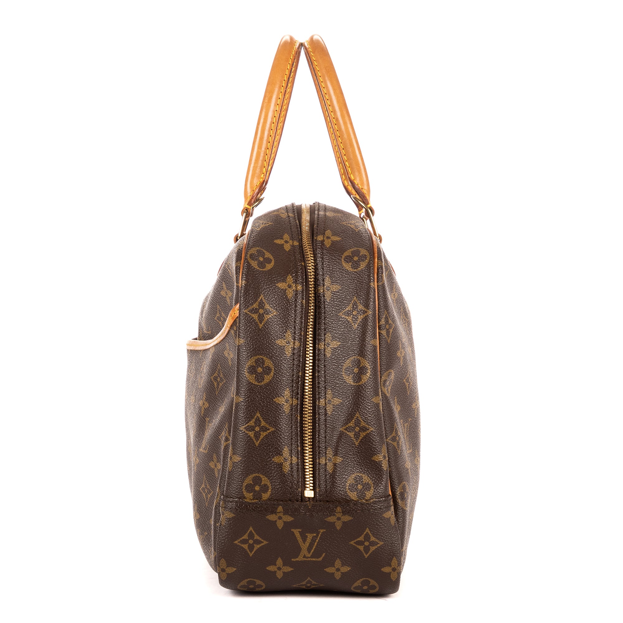 Handbag Deauville Brown Monogram Canvas