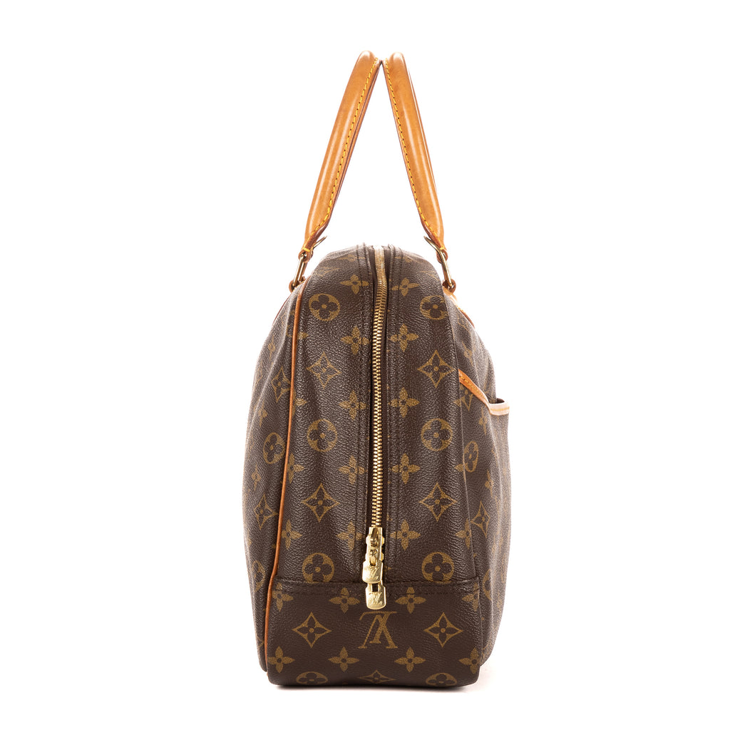 Handbag Deauville Brown Monogram Canvas