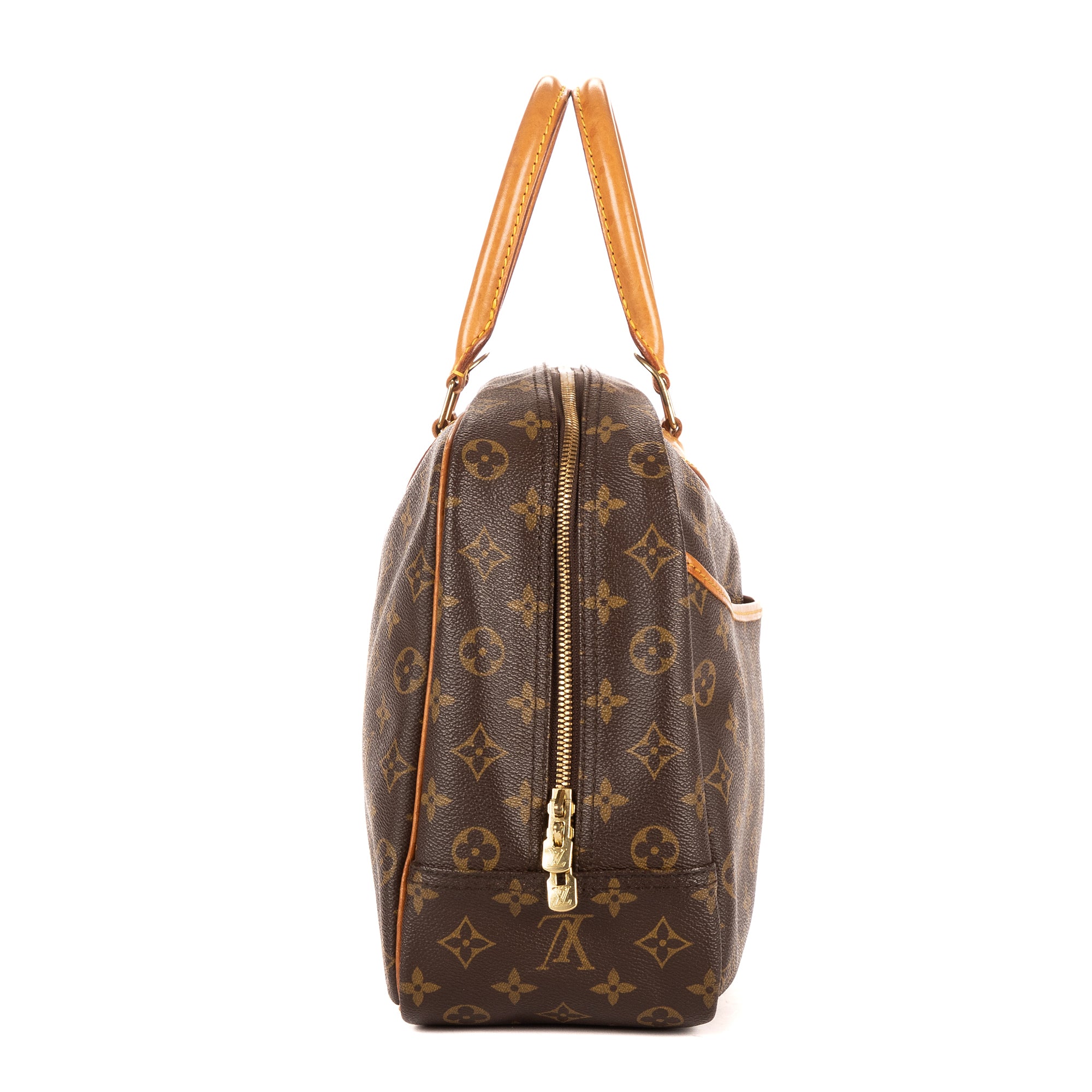 Handbag Deauville Brown Monogram Canvas