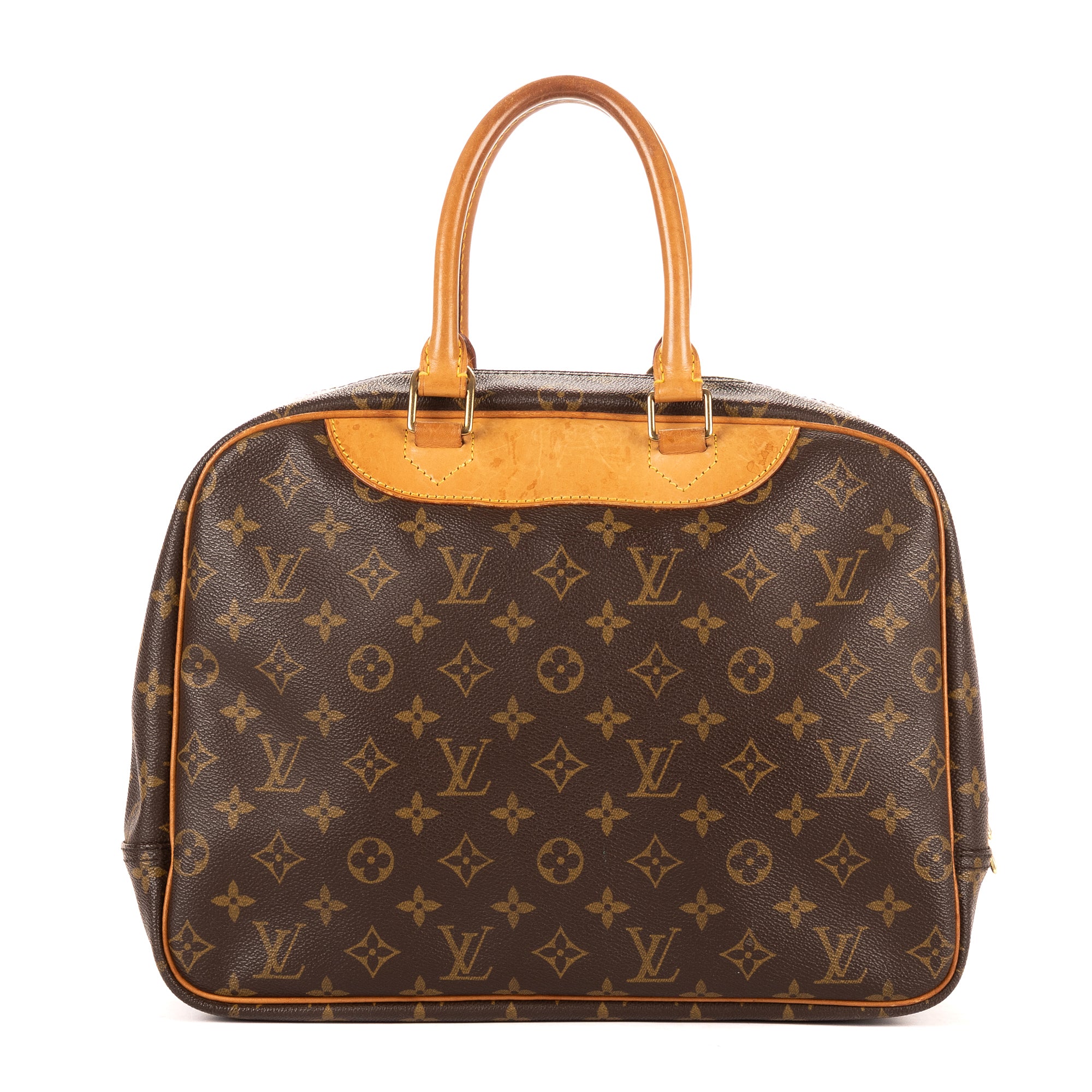 Handbag Deauville Brown Monogram Canvas