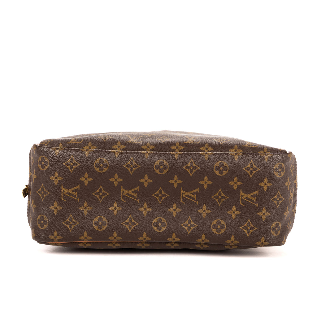 Handbag Deauville Brown Monogram Canvas