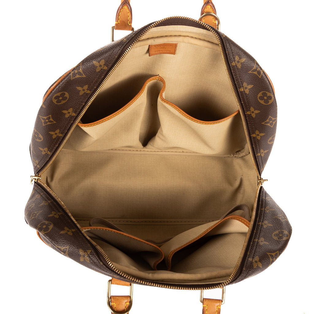 Handbag Deauville Brown Monogram Canvas