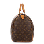 Handbag Speedy 35 Brown Monogram Canvas