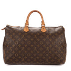 Handbag Speedy 35 Brown Monogram Canvas
